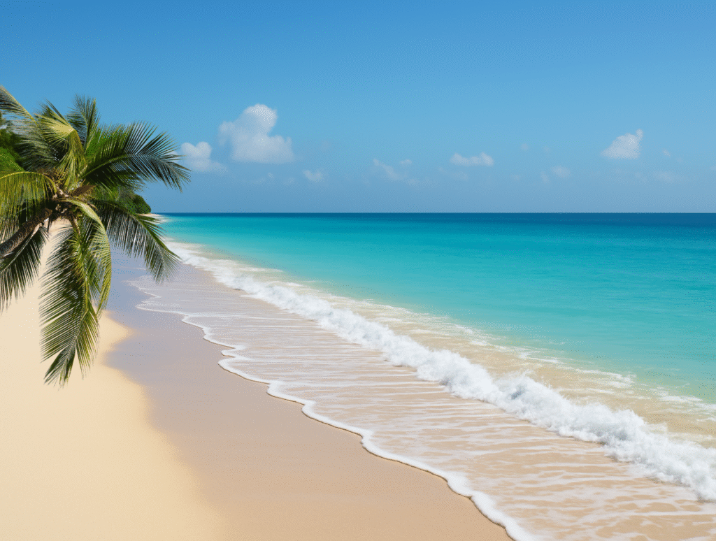 Playa Blanca, view of the sea and the beach