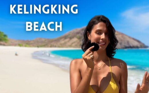 Ana at Kelingking Beach